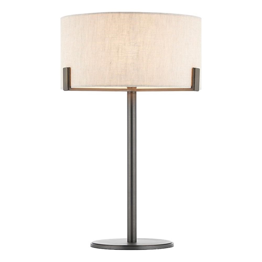 Endon 72631 - Stolní lampa HAYFIELD 1xE27/40W/230V bronzová/šedá