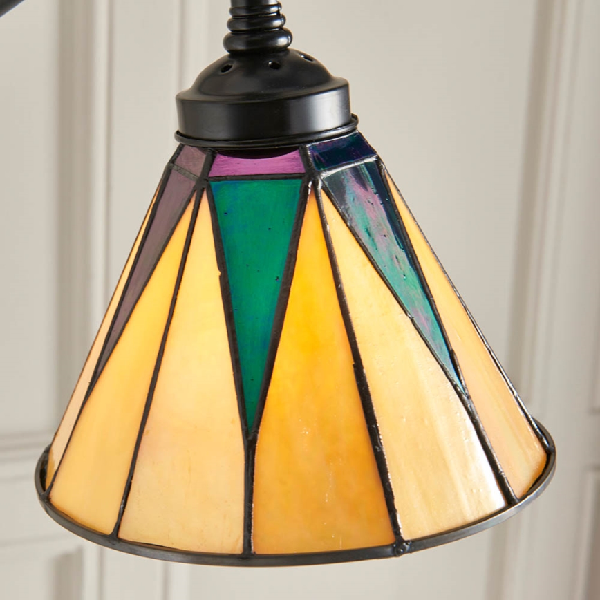 Endon 74355 - Stojací lampa DARK STAR 1xE14/40W/230V