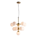 Endon 76500 - Lustr na lanku OSCAR 11xG9/18W/230V mosaz