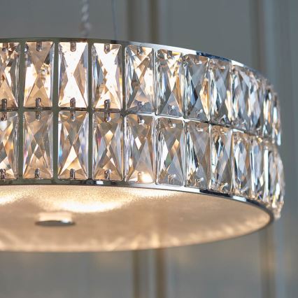 Endon 76513 - LED Lustr na lanku VERINA 5xLED/5W/230V lesklý chrom
