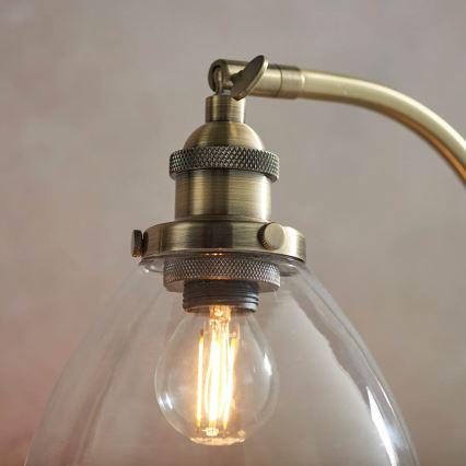 Endon 77859 - Stolní lampa HANSEN 1xE14/40W/230V mosaz