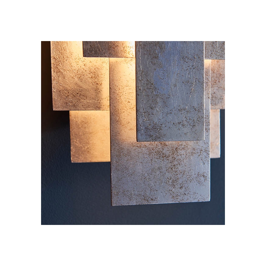 Endon 90451 - Nástěnné svítidlo ALZARE 2xG9/3W/230V bílá patina