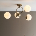 Endon 90843 - Přisazený lustr ONTARIO 4xE14/7W/230V mosaz
