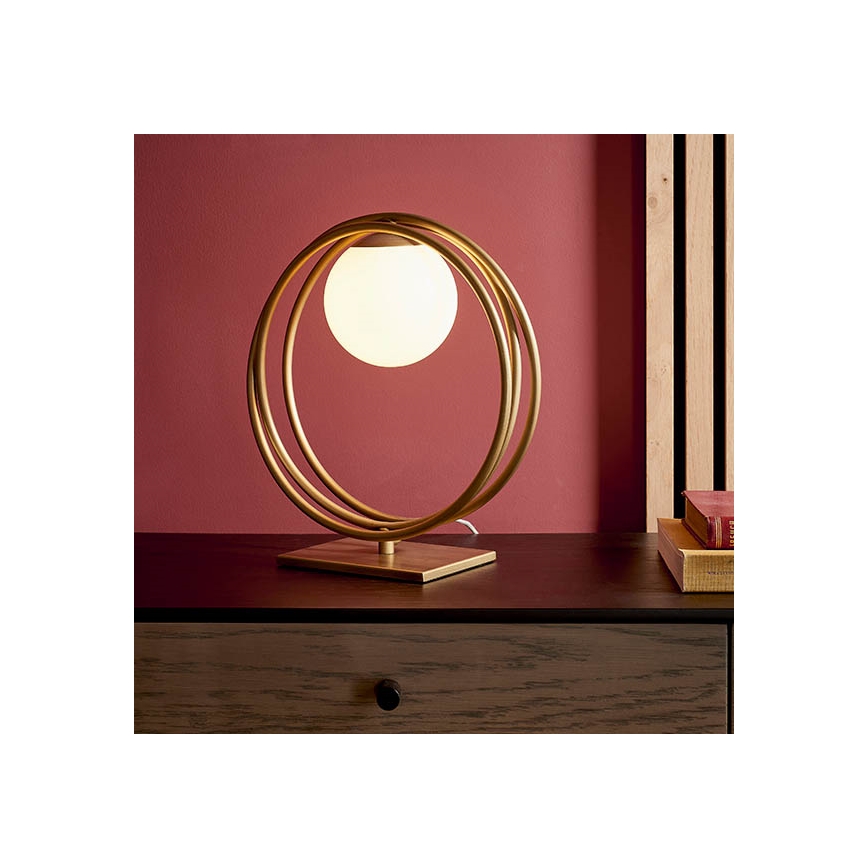 Endon 92491 - Stolní lampa EMILIO 1xG9/3W/230V zlatá