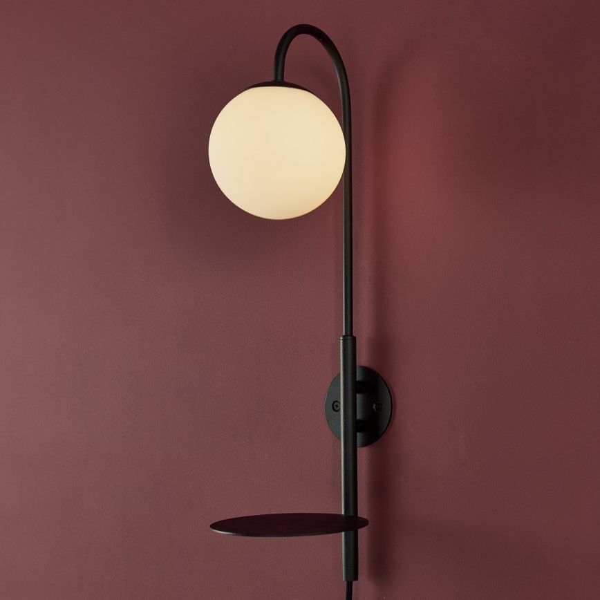 Endon 92726 - Nástěnná lampa HALO 1xG9/3W/230V černá