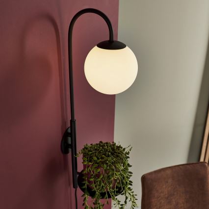 Endon 92726 - Nástěnná lampa HALO 1xG9/3W/230V černá