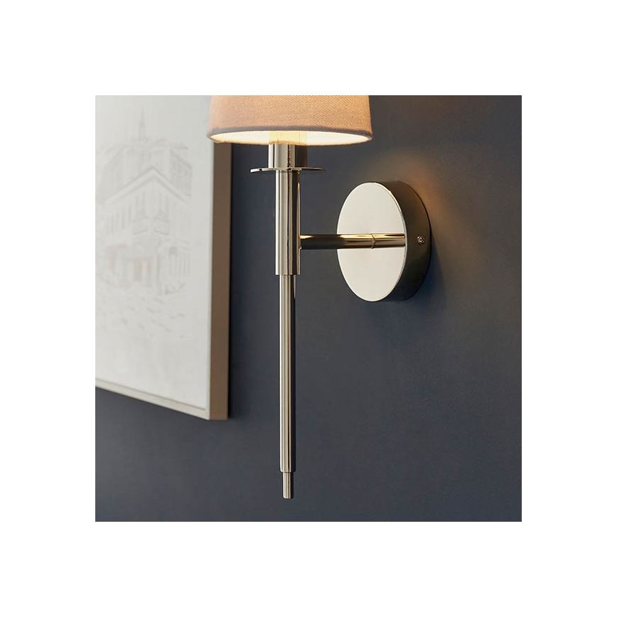 Endon 92949 - Nástěnná lampa 1xE14/6W/230V bílá/lesklý chrom