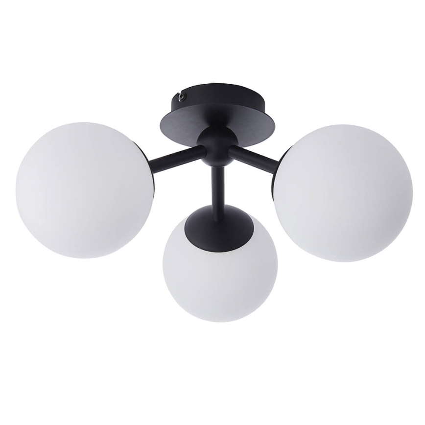 Endon 93489 - Koupelnový přisazený lustr FRIO 3xG9/3W/230V IP44 černá