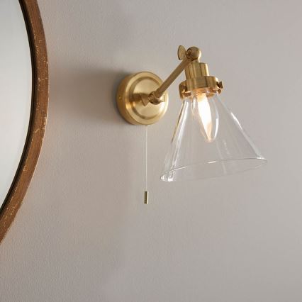 Endon 93854 - Koupelnové nástěnné bodové svítidlo FARADAY 1xG9/3W/230V IP44 zlatá
