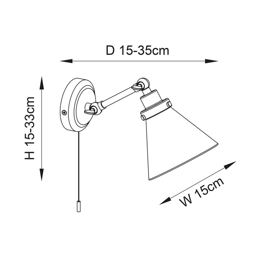 Endon 93854 - Koupelnové nástěnné bodové svítidlo FARADAY 1xG9/3W/230V IP44 zlatá
