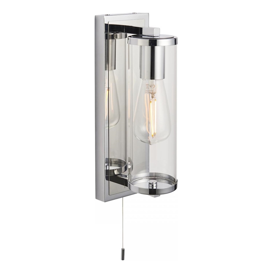 Endon 94074 - Koupelnové nástěnné svítidlo TAYLOR 1xE27/10W/230V IP44 lesklý chrom