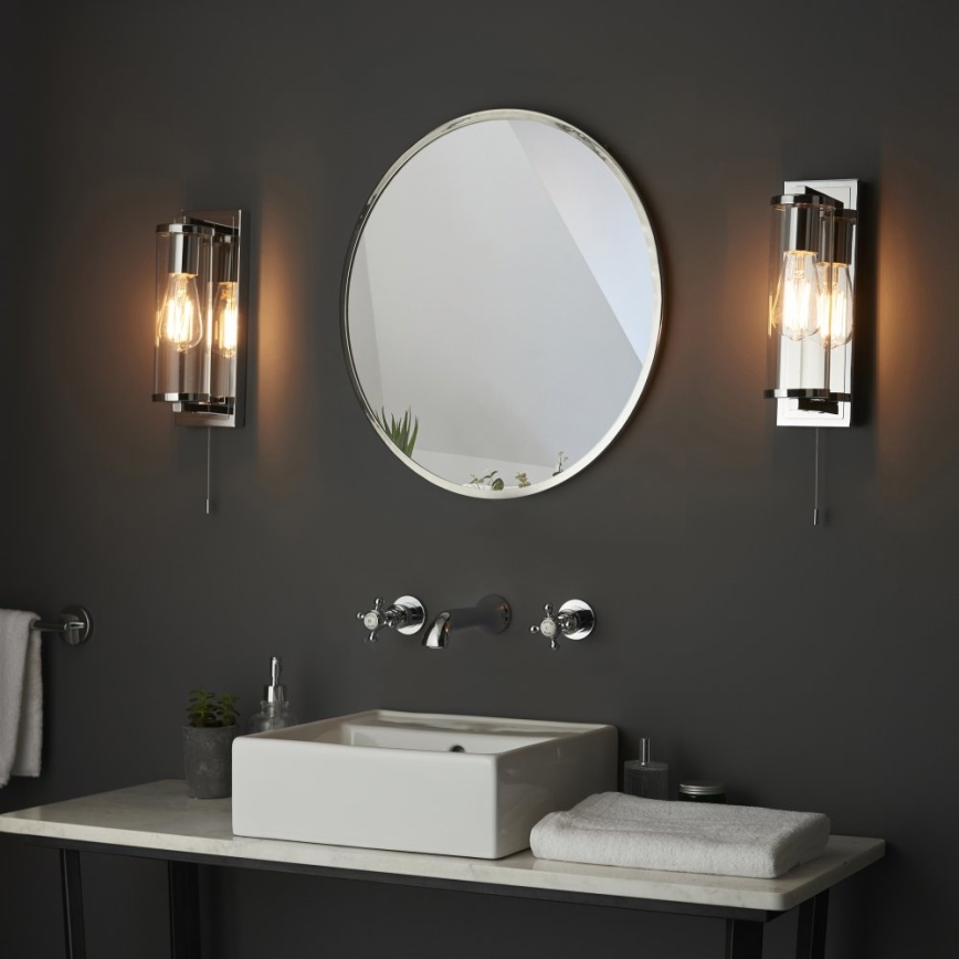 Endon 94074 - Koupelnové nástěnné svítidlo TAYLOR 1xE27/10W/230V IP44 lesklý chrom