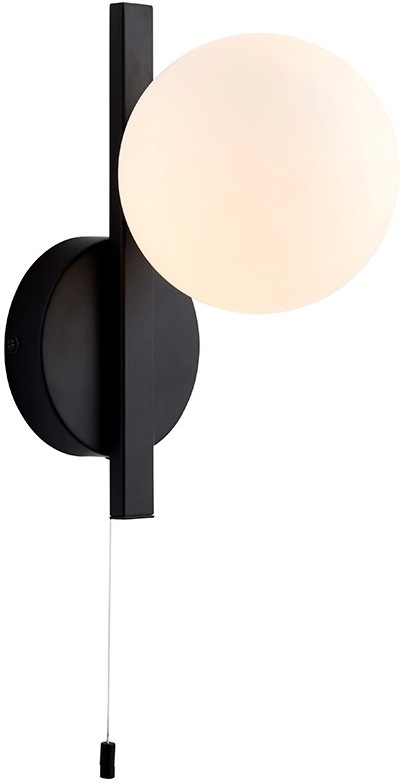 Endon 94081 - Koupelnové nástěnné svítidlo SPA 1xG9/3W/230V IP44 černá
