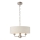 Endon 94361 - Lustr na řetězu HIGHCLERE 3xE14/40W/230V béžová/matný chrom pr. 45 cm