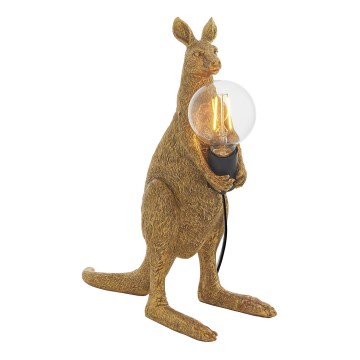 Endon 95075 - Stolní lampa KANGAROO 1xE27/10W/230V zlatá