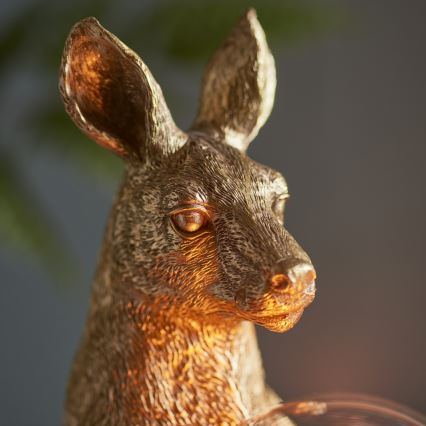 Endon 95075 - Stolní lampa KANGAROO 1xE27/10W/230V zlatá