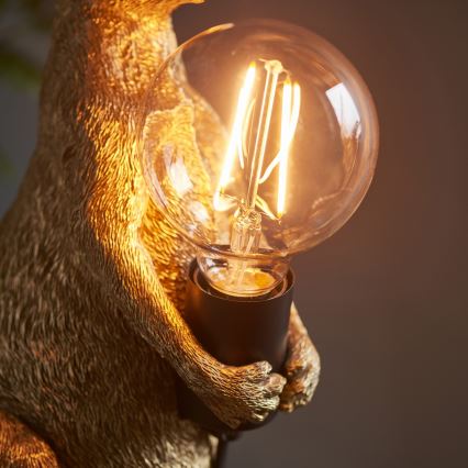 Endon 95075 - Stolní lampa KANGAROO 1xE27/10W/230V zlatá