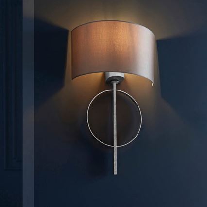 Endon 95214 - Nástěnná lampa 1xE27/10W/230V šedá