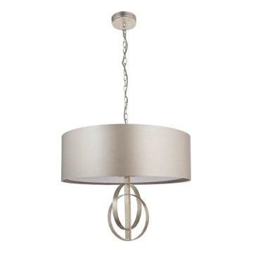 Endon 95215 - Lustr na řetězu 5xE27/10W/230V pr. 70 cm šedá