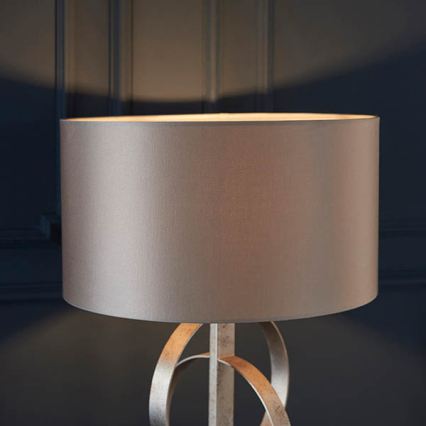 Endon 95217 - Stolní lampa 1xE27/10W/230V šedá/černá