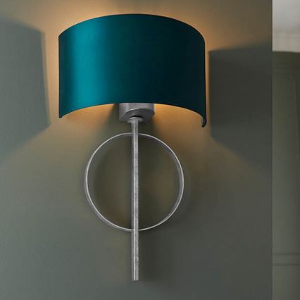 Endon 95222 - Nástěnná lampa 1xE27/10W/230V modrá/šedá
