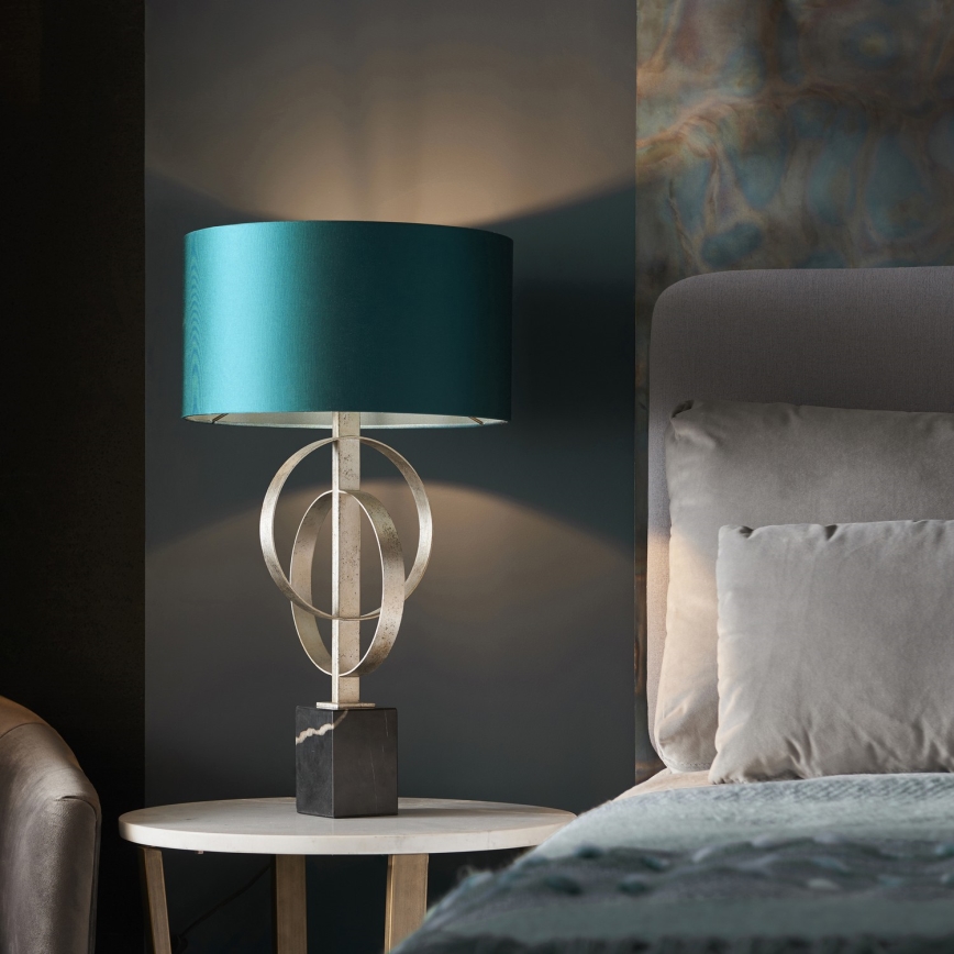Endon 95225 - Stolní lampa 1xE27/10W/230V modrá/šedá/černá