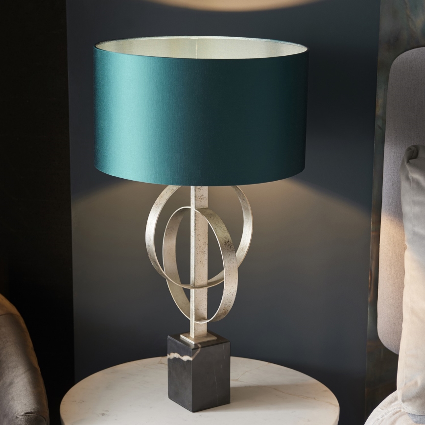Endon 95225 - Stolní lampa 1xE27/10W/230V modrá/šedá/černá