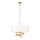 Endon 95268 - Lustr na řetězu 3xE14/6W/230V pr. 60 cm bílá/mosaz