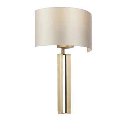 Endon 95452 - Nástěnná lampa 1xE27/10W/230V béžová/zlatá