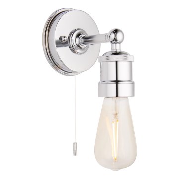 Endon 95505 - Koupelnové nástěnné svítidlo MILLER 1xE27/6W/230V IP44 lesklý chrom