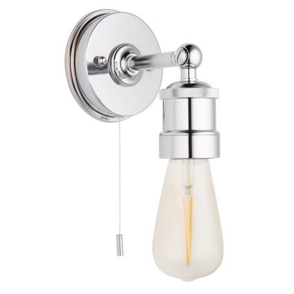 Endon 95505 - Koupelnové nástěnné svítidlo MILLER 1xE27/6W/230V IP44 lesklý chrom