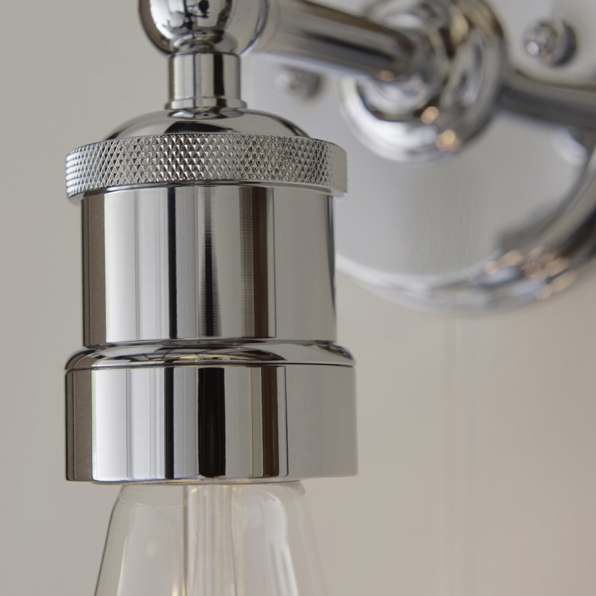 Endon 95505 - Koupelnové nástěnné svítidlo MILLER 1xE27/6W/230V IP44 lesklý chrom