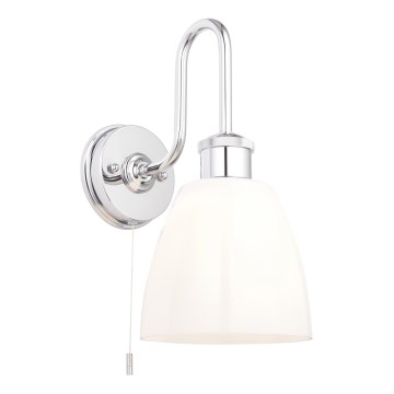 Endon 95506 - Koupelnové nástěnné svítidlo PIPER 1xE27/10W/230V IP44 lesklý chrom
