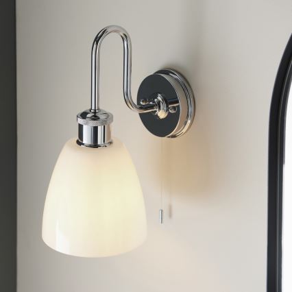 Endon 95506 - Koupelnové nástěnné svítidlo PIPER 1xE27/10W/230V IP44 lesklý chrom