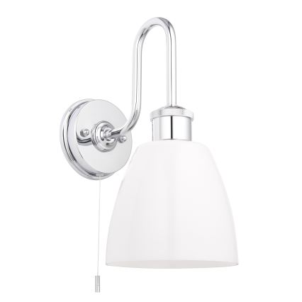 Endon 95506 - Koupelnové nástěnné svítidlo PIPER 1xE27/10W/230V IP44 lesklý chrom