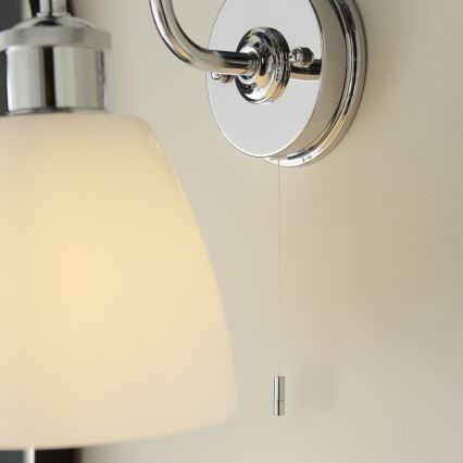 Endon 95506 - Koupelnové nástěnné svítidlo PIPER 1xE27/10W/230V IP44 lesklý chrom