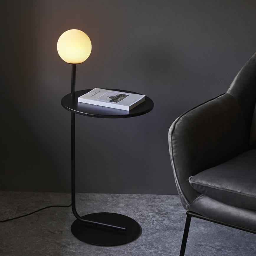 Endon 96713 - Stojací lampa HALO 1xG9/3W/230V černá