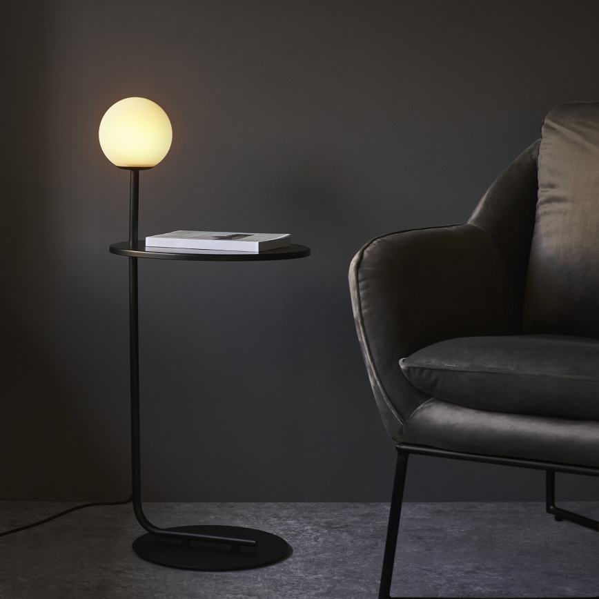 Endon 96713 - Stojací lampa HALO 1xG9/3W/230V černá