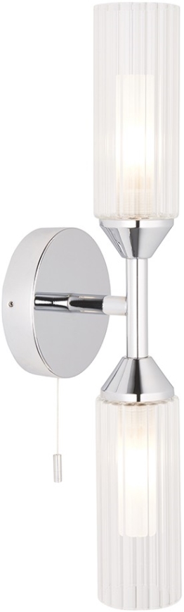 Endon 97172 - Koupelnové nástěnné svítidlo NATORI 2xG9/3W/230V IP44 lesklý chrom