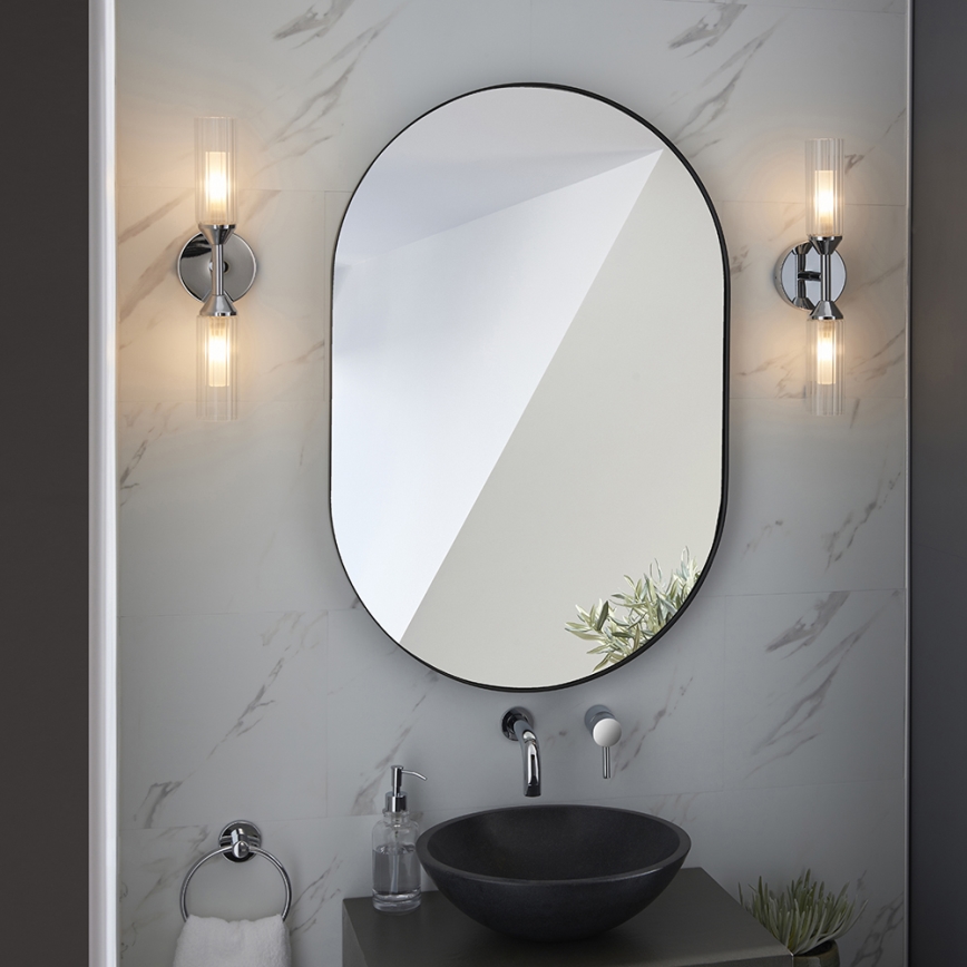 Endon 97172 - Koupelnové nástěnné svítidlo NATORI 2xG9/3W/230V IP44 lesklý chrom
