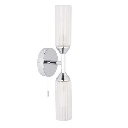 Endon 97172 - Koupelnové nástěnné svítidlo NATORI 2xG9/3W/230V IP44 lesklý chrom