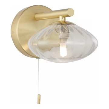 Endon 97182 - Koupelnové nástěnné svítidlo MOBIAS 1xG9/3W/230V IP44 mosaz