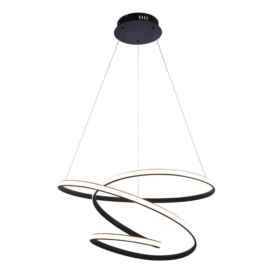 Endon 97632 - LED Lustr na lanku DUNE LED/47,5W/230V 3000K černá