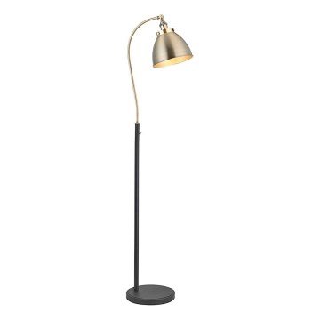 Endon 98748 - Stojací lampa FRANKLIN 1xE27/10W/230V mosaz/černá