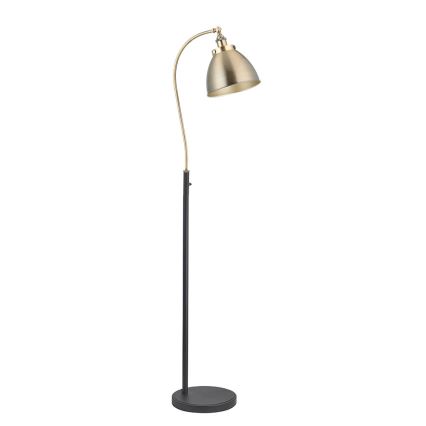 Endon 98748 - Stojací lampa FRANKLIN 1xE27/10W/230V mosaz/černá