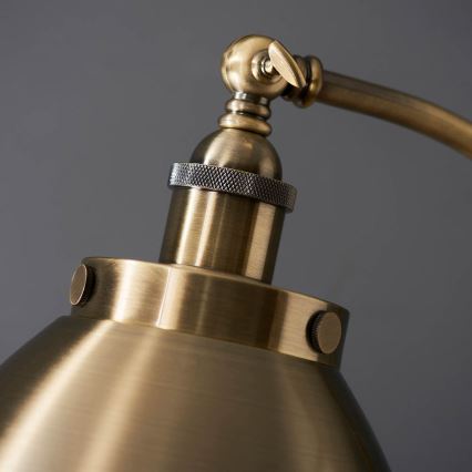 Endon 98748 - Stojací lampa FRANKLIN 1xE27/10W/230V mosaz/černá