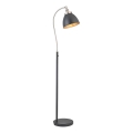 Endon 98753 - Stojací lampa FRANKLIN 1xE27/10W/230V matný chrom/antracit