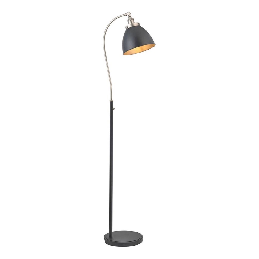 Endon 98753 - Stojací lampa FRANKLIN 1xE27/10W/230V matný chrom/antracit