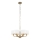 Endon 98936 - Lustr na řetězu HIGHCLERE 6xE14/28W/230V bílá/mosaz