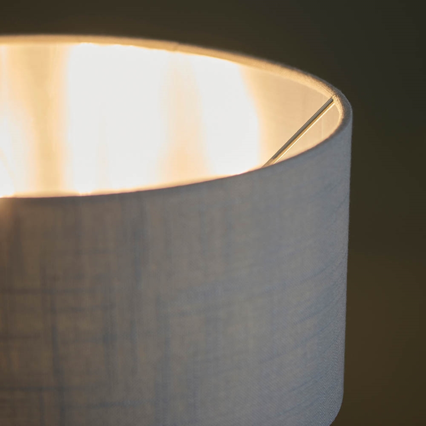 Endon 99149 - Stolní lampa HIGHCLERE 3xE14/18W/230V šedá/lesklý chrom pr. 32 cm